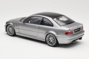 BMW M3 E46 CSL Zilver Kyosho 1:18 08506S Metaal — afbeelding 7 van 8