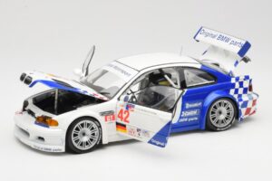 BMW M3 E46 GTR #42 J. Lehto / P. Ekblom ALMS 2001 Minichamps 1:18 100012142 Metaal — afbeelding 2 van 8