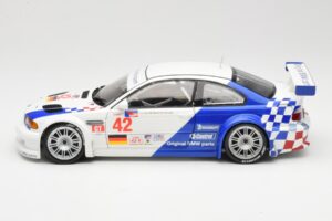 BMW M3 E46 GTR #42 J. Lehto / P. Ekblom ALMS 2001 Minichamps 1:18 100012142 Metaal — afbeelding 4 van 8