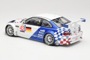 BMW M3 E46 GTR #42 J. Lehto / J. Muller ELMS 2001 Minichamps 1:18 100012192 Metaal — afbeelding 7 van 8