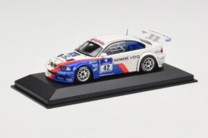 BMW M3 E46 GTR #42 P. Muller / J. Muller / H-J. Stuck / P. Lamy ADAC 24h Nurburgring 2004 Minichamps 1:43 BMW001 Metaal — afbeelding 2 van 4