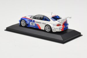 BMW M3 E46 GTR #42 P. Muller / J. Muller / H-J. Stuck / P. Lamy ADAC 24h Nurburgring 2004 Minichamps 1:43 BMW001 Metaal — afbeelding 3 van 4