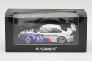 BMW M3 E46 GTR #42 P. Muller / J. Muller / H-J. Stuck / P. Lamy ADAC 24h Nurburgring 2004 Minichamps 1:43 BMW001 Metaal — afbeelding 4 van 4