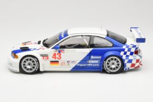 BMW M3 E46 GTR #43 D. Muller ALMS 2001 Minichamps 1:18 100012143 Metaal — afbeelding 4 van 8