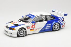 BMW M3 E46 GTR #43 D. Muller ALMS 2001 Minichamps 1:18 100012143 Metaal