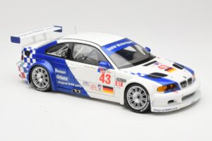 BMW M3 E46 GTR #43 D. Muller ALMS 2001 Minichamps 1:18 100012143 Metaal — afbeelding 6 van 8