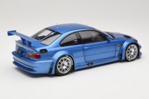 BMW M3 E46 GTR Street Blauw Minichamps 1:18 80430302540 Metaal — afbeelding 3 van 8