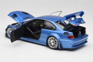 BMW M3 E46 GTR Street Blauw Minichamps 1:18 80430302540 Metaal — afbeelding 5 van 8