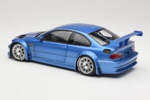 BMW M3 E46 GTR Street Blauw Minichamps 1:18 80430302540 Metaal — afbeelding 7 van 8
