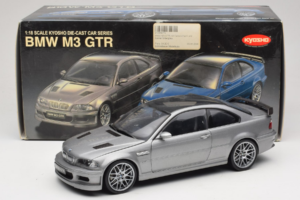 BMW M3 E46 GTR Street Zilvergrijs Kyosho 1:18 08507S Metaal — afbeelding 8 van 8