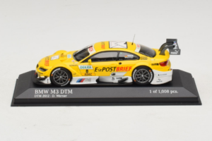 BMW M3 E92 #8 D. Werner BMW Team Schnitzer DTM 2012 Minichamps 1:43 410122208 Metaal