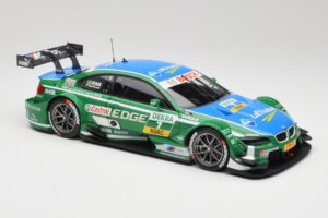 BMW M3 E92 #7 A. Farfus BMW Team RBM DTM 2013 Minichamps 1:18 100132207 Metaal — afbeelding 6 van 8