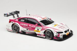 BMW M3 E92 DTM #16 BMW Team RMG A. Priaulx 2013 Minichamps 1:18 100132216 Metaal — afbeelding 6 van 8