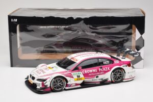 BMW M3 E92 DTM #16 BMW Team RMG A. Priaulx 2013 Minichamps 1:18 100132216 Metaal — afbeelding 8 van 8