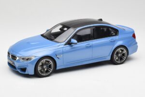BMW M3 F80 Yas Marina Blauw GT Spirit 1:18 GT055 Hars
