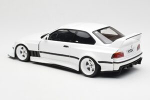 BMW M3 GTR E36 Khyzyl Saleem Alpine Wit Otto 1:18 OT1051 Hars — afbeelding 5 van 6