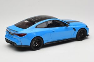 BMW M4 CS G82 Riviera Blue GT Spirit 1:18 GT511 Hars — afbeelding 2 van 6