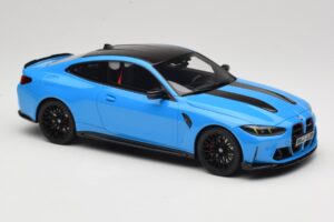 BMW M4 CS G82 Riviera Blue GT Spirit 1:18 GT511 Hars — afbeelding 4 van 6