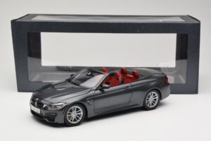 BMW M4 F83 Cabriolet Mineral Grey Paragon 1:18 80432339610 Metaal — afbeelding 8 van 8