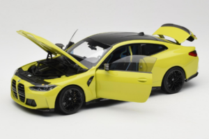 BMW M4 G82 Geel Dealer Editie Minichamps 1:18 80435A51949-R1 Metaal — afbeelding 2 van 10