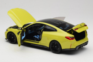 BMW M4 G82 Geel Dealer Editie Minichamps 1:18 80435A51949-R1 Metaal — afbeelding 7 van 10