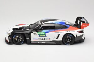 BMW M4 GT3 Ceccato Racing #50 T. Glock DTM Imola 2022 Minichamps 1:18 113222050 Metaal — afbeelding 4 van 8