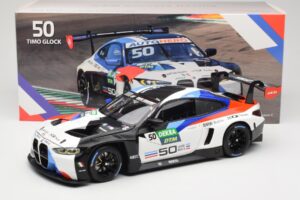 BMW M4 GT3 Ceccato Racing #50 T. Glock DTM Imola 2022 Minichamps 1:18 113222050 Metaal — afbeelding 8 van 8