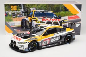 BMW M4 GT3 #98 M. Wittmann / S. van der Linde Rowe Racing ADAC 24h Nurburgring 2023 Minichamps 1:18 113232098 Metaal — afbeelding 8 van 8