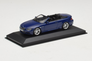 BMW M6 E64 Cabriolet Blue Metallic Minichamps 1:43 BMW017 Metaal — afbeelding 2 van 4