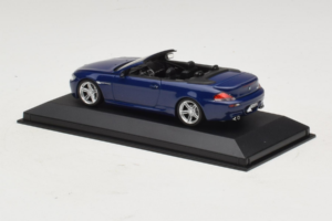 BMW M6 E64 Cabriolet Blue Metallic Minichamps 1:43 BMW017 Metaal — afbeelding 3 van 4