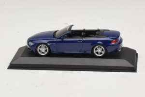 BMW M6 E64 Cabriolet Blue Metallic Minichamps 1:43 BMW017 Metaal