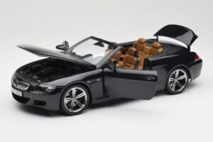 BMW M6 E64 Cabriolet Sapphire Black Kyosho 1:18 80430417424 Metaal — afbeelding 2 van 9