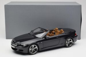 BMW M6 E64 Cabriolet Sapphire Black Kyosho 1:18 80430417424 Metaal — afbeelding 9 van 9