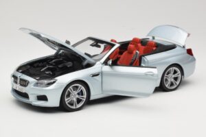 BMW M6 F12 Cabriolet Silverstone Silver Paragon 1:18 8043225656 Metaal — afbeelding 2 van 8