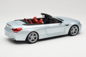 BMW M6 F12 Cabriolet Silverstone Silver Paragon 1:18 8043225656 Metaal — afbeelding 3 van 8