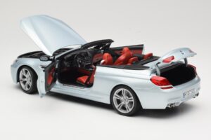 BMW M6 F12 Cabriolet Silverstone Silver Paragon 1:18 8043225656 Metaal — afbeelding 5 van 8