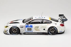 BMW M6 GT3 F13 #100 Schubert Motorsport J. Edwards / J. Klingmann 24h Nurburgring 2016 Minichamps 1:18 155162611 Metaal — afbeelding 3 van 6