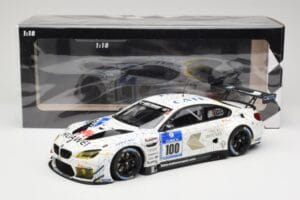 BMW M6 GT3 F13 #100 Schubert Motorsport J. Edwards / J. Klingmann 24h Nurburgring 2016 Minichamps 1:18 155162611 Metaal — afbeelding 6 van 6