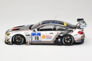BMW M6 GT3 F13 #18 Schubert Motorsport A. Farfus / J. Krohn 24h Nurburgring 2016 Minichamps 1:18 155162618 Metaal — afbeelding 3 van 6