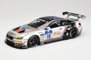 BMW M6 GT3 F13 #18 Schubert Motorsport A. Farfus / J. Krohn 24h Nurburgring 2016 Minichamps 1:18 155162618 Metaal