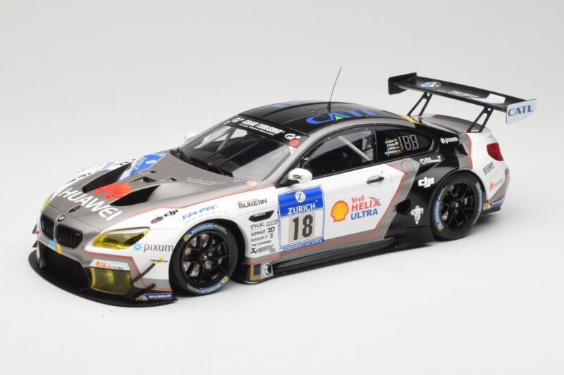 BMW M6 GT3 F13 #18 Schubert Motorsport A. Farfus / J. Krohn 24h Nurburgring 2016 Minichamps 1:18 155162618 Metaal