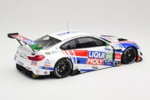 BMW M6 GT3 F13 #96 Turner Motorsport B. Auberlen / R. Foley Class Winner Petit Le Mans 2019 Minichamps 1:18 153192696 Metaal — afbeelding 2 van 6