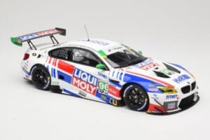 BMW M6 GT3 F13 #96 Turner Motorsport B. Auberlen / R. Foley Class Winner Petit Le Mans 2019 Minichamps 1:18 153192696 Metaal — afbeelding 4 van 6