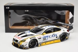 BMW M6 GT3 F13 #98 Rowe Racing M. Palttala / N. Catsburg 2nd Place 24 Hours of Nurburgring 2017 Minichamps 1:18 155172698 Met — afbeelding 6 van 6
