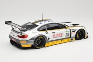 BMW M6 GT3 F13 #98 Rowe Racing T. Blomqvist / N. Catsburg 24 Hours of Spa 2017 Minichamps 1:18 155172688 Metaal — afbeelding 2 van 6
