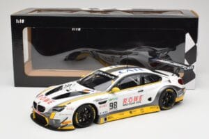 BMW M6 GT3 F13 #98 Rowe Racing T. Blomqvist / N. Catsburg 24 Hours of Spa 2017 Minichamps 1:18 155172688 Metaal — afbeelding 6 van 6