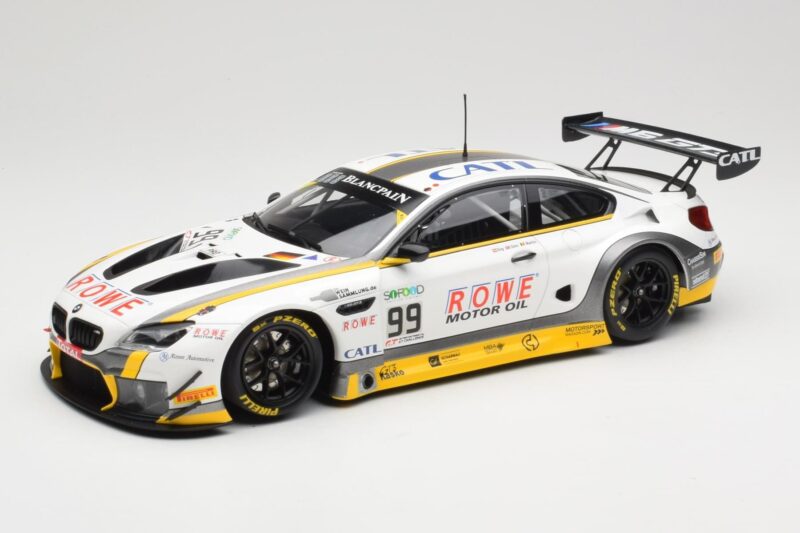 BMW M6 GT3 F13 #99 Rowe Racing P. Eng / M. Martin 24 Hours of Spa 2017 Minichamps 1:18 155172689 Metaal