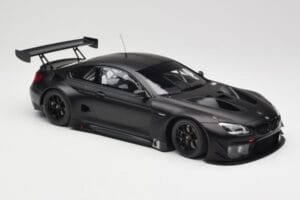 BMW M6 GT3 F13 Plain Body Version Matte Black Minichamps 1:18 155162610 Metaal — afbeelding 4 van 6