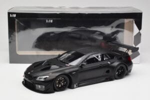 BMW M6 GT3 F13 Plain Body Version Matte Black Minichamps 1:18 155162610 Metaal — afbeelding 6 van 6