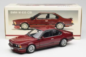 BMW M635 CSi E24 Karmin Rood AUTOart 1:18 70528 Metaal — afbeelding 8 van 8